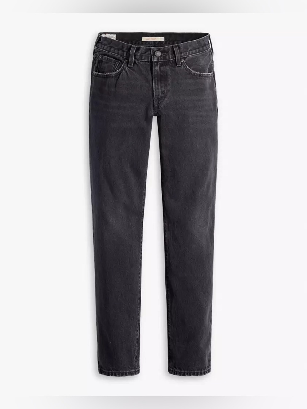 Levi’s Middy Straight Black Washed Jeans, size 31x31